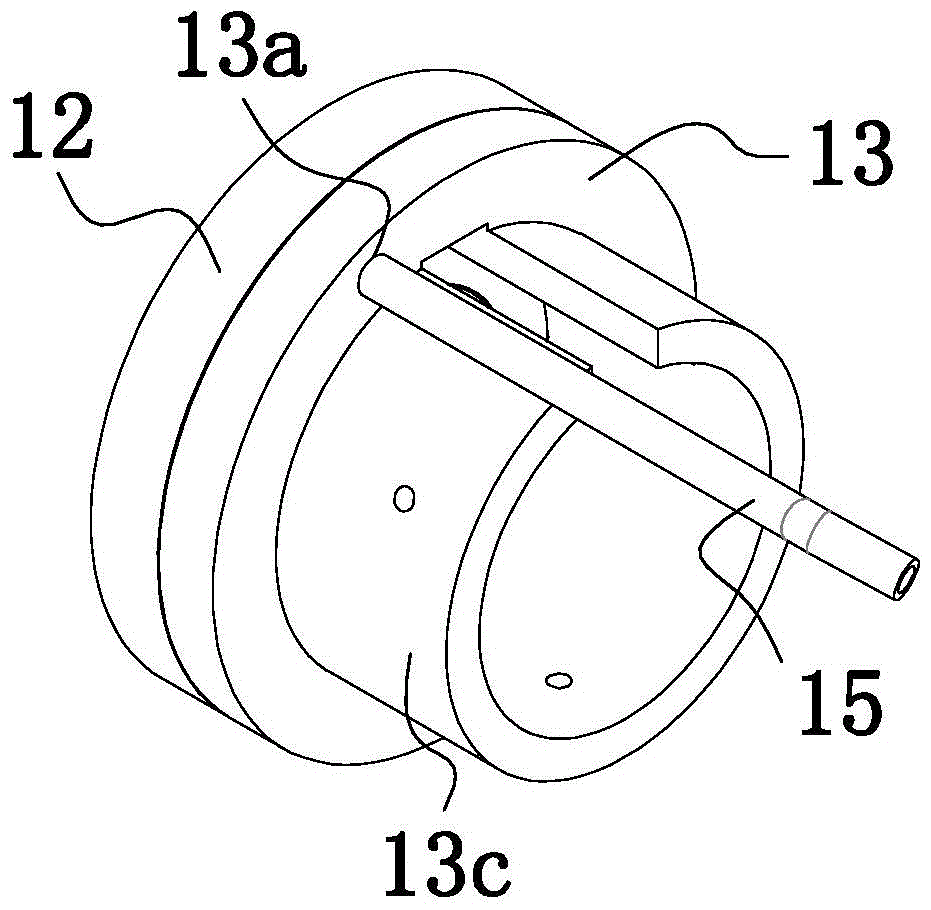 Heating system and heating method of double-head hollow coil winding equipment