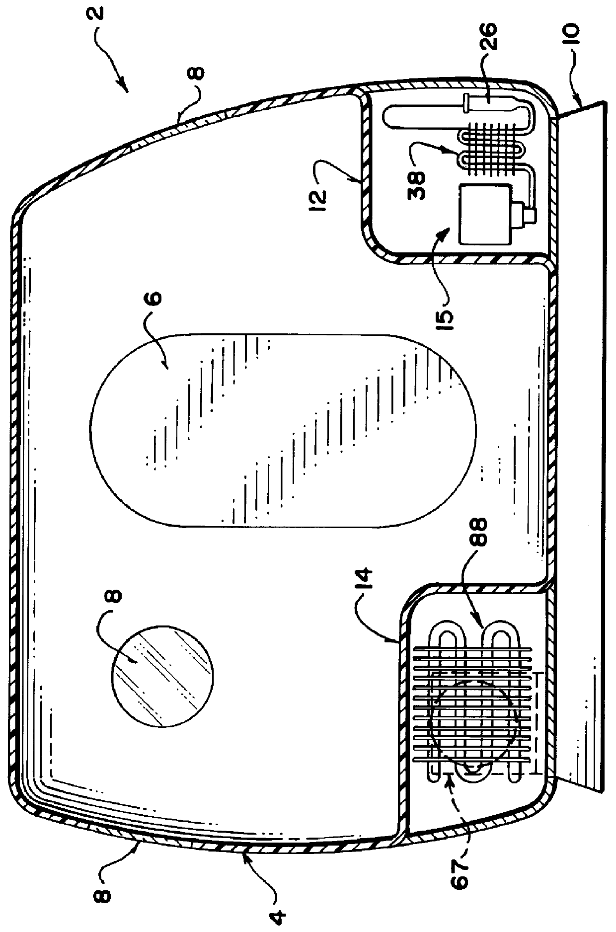 Self-contained hyperbaric chamber