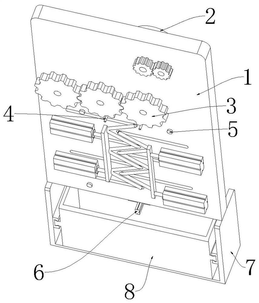 Polypropylene rope fixed-length cutting-off processing device