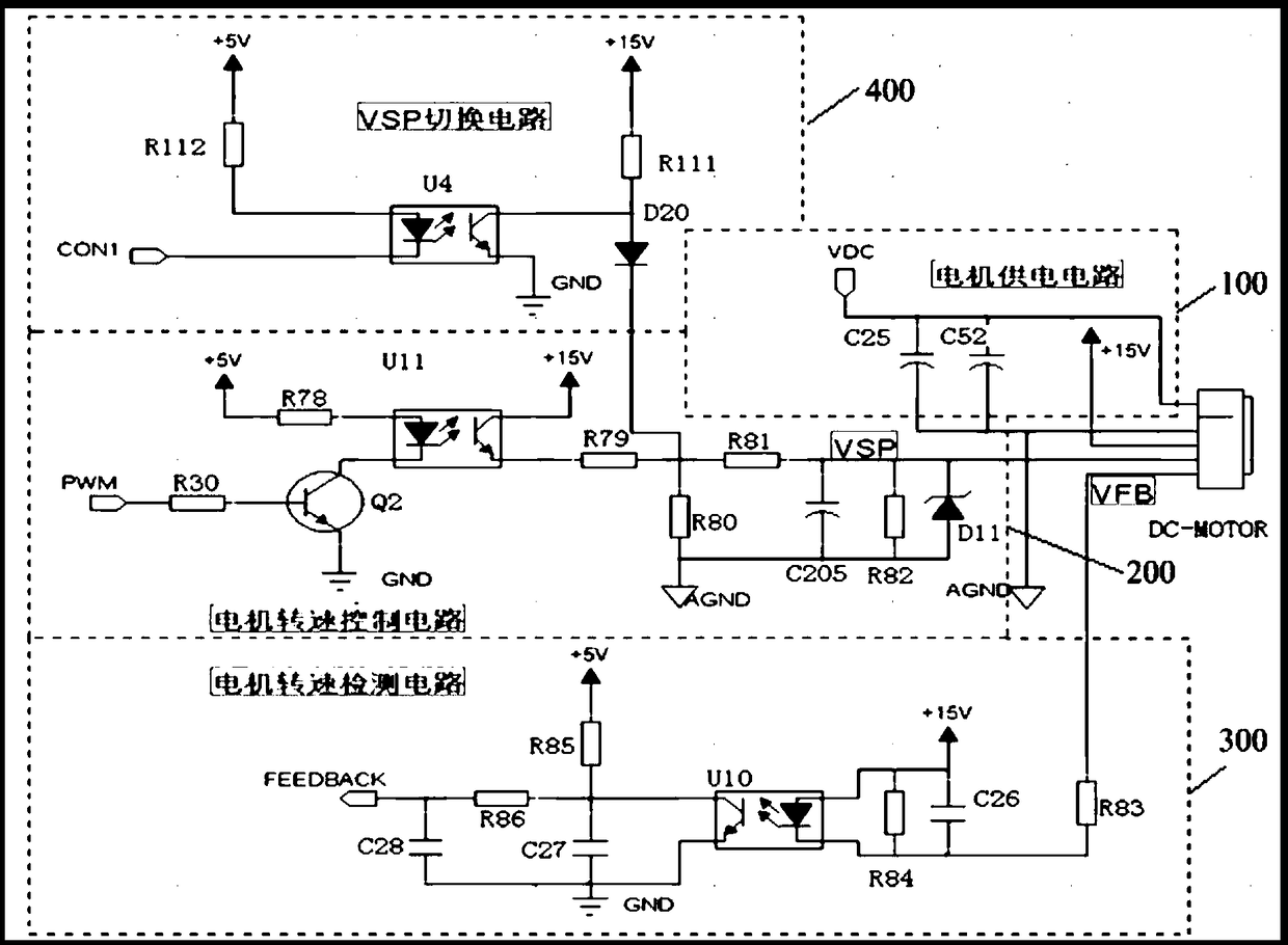 A motor control circuit