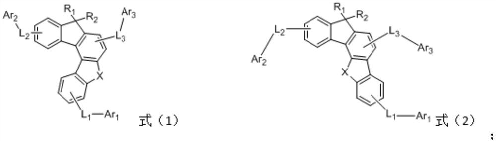 Condensed ring aromatic amine compound used in organic layer of OLED device as well as synthesis method and application of condensed ring aromatic amine compound