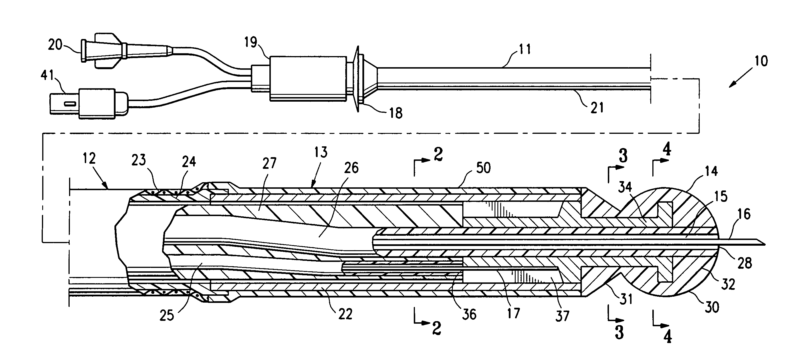 Echogenic needle catheter configured to produce an improved ultrasound image