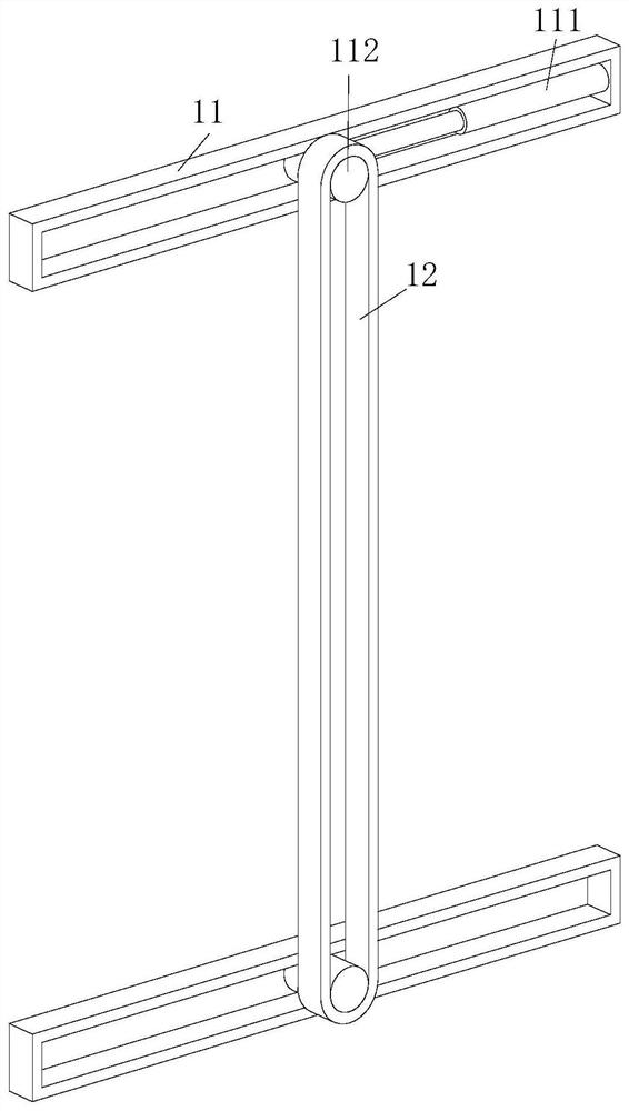 Opening device for forming multilayer 2.5D fabric