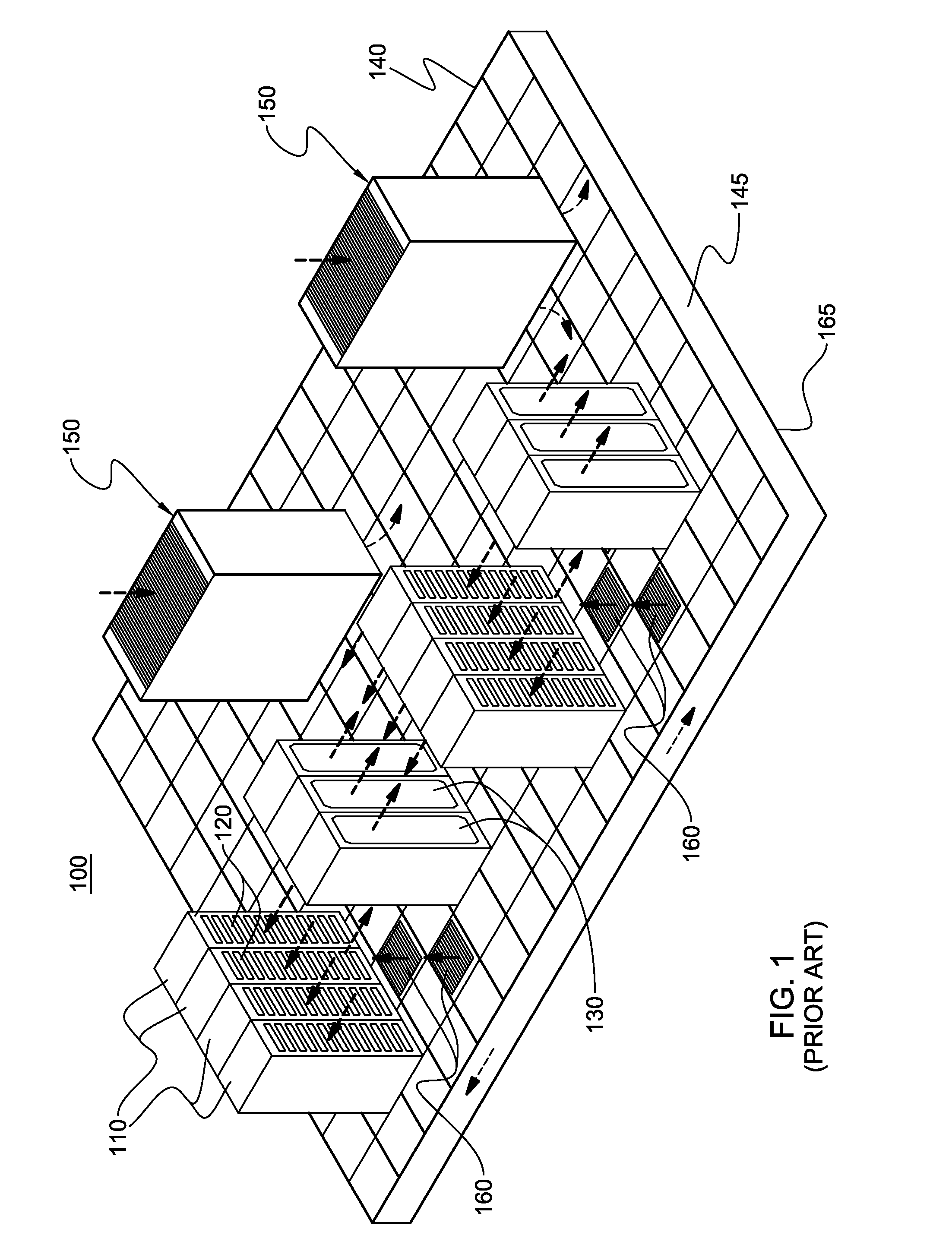 Coolant-buffered, vapor-compression refrigeration with thermal storage and compressor cycling