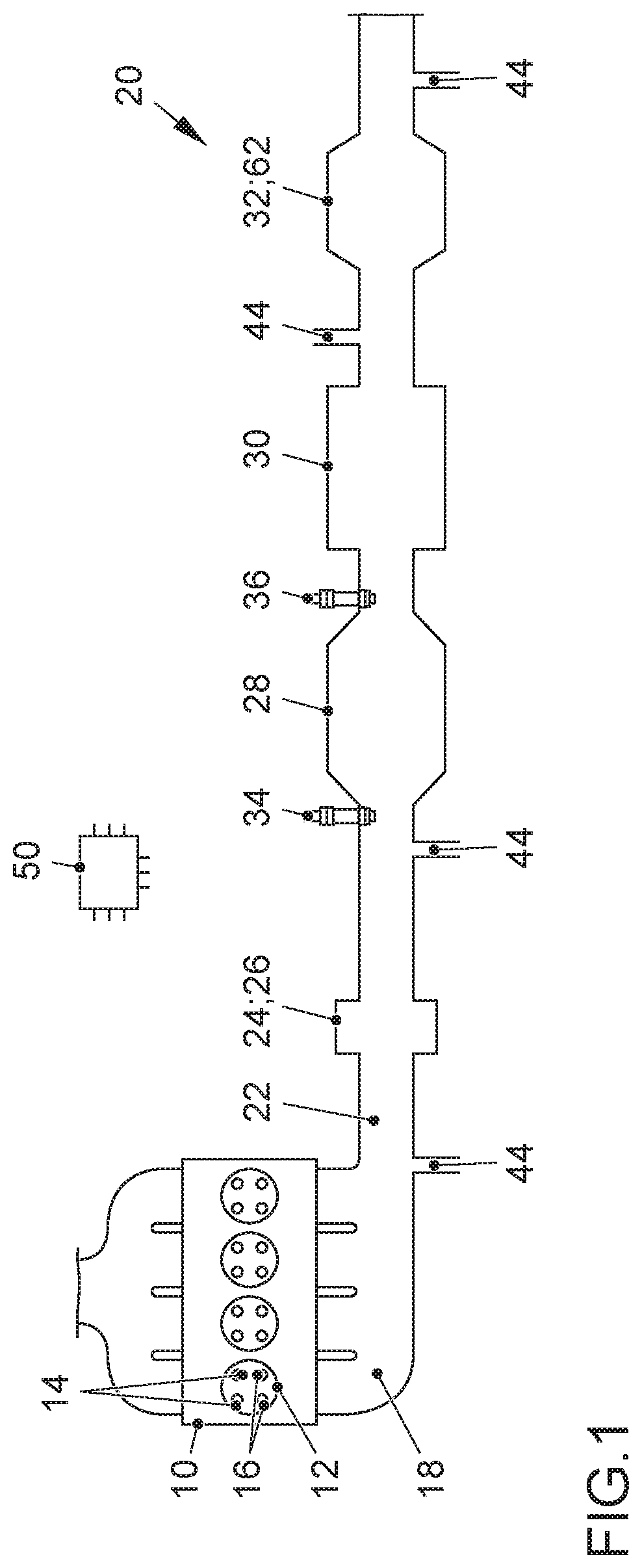 Method for the exhaust aftertreatment of an internal combustion engine and exhaust aftertreatment system