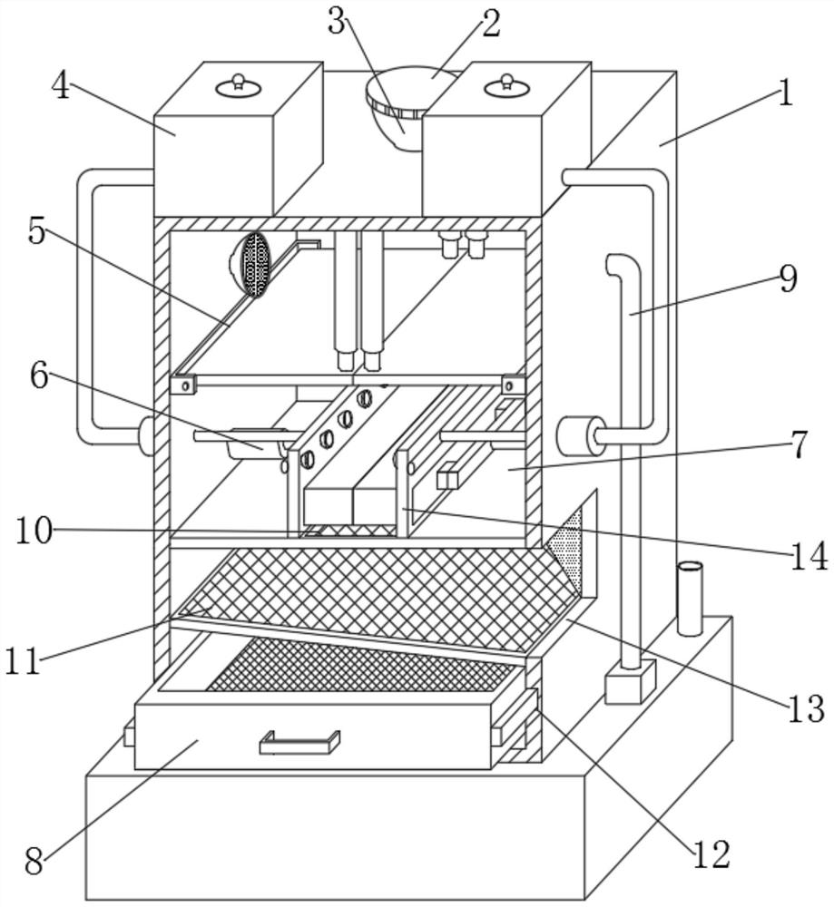 Shelling device for camellia oleifera fruits