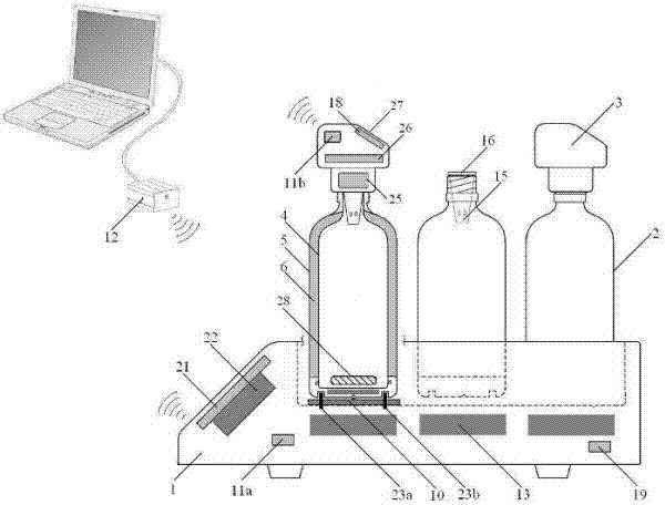 Intelligent pressure-sensitive type biochemical oxygen demand (BOD) measuring instrument