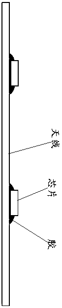 Online coating mechanism of RFID tag bonding machine and using method of online coating mechanism