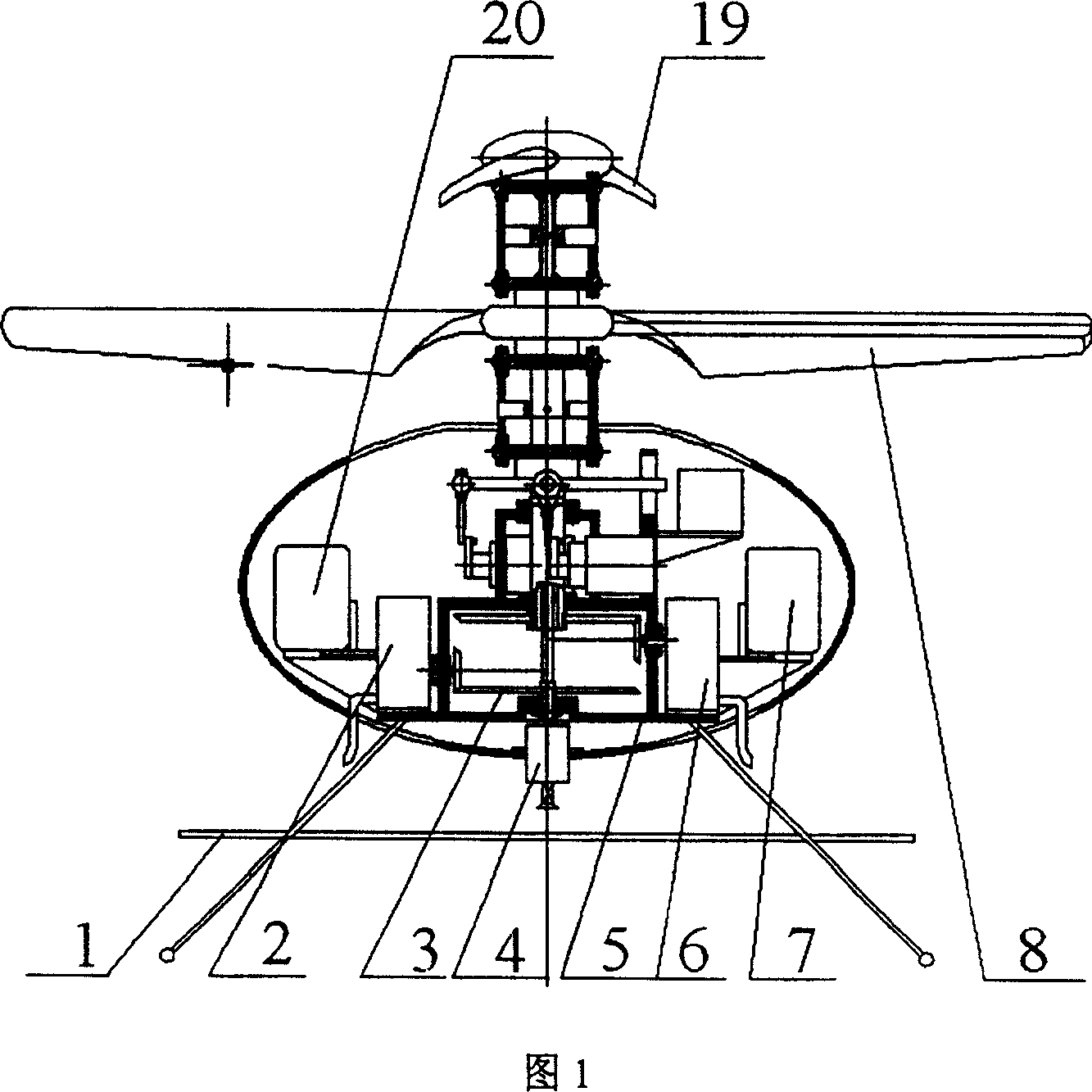 Power circuit scanning test robot airplane and controlling system