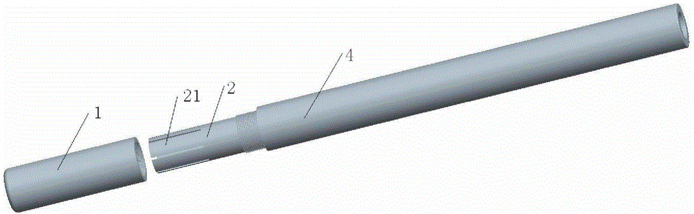 Pen container capable of lengthening short pencil