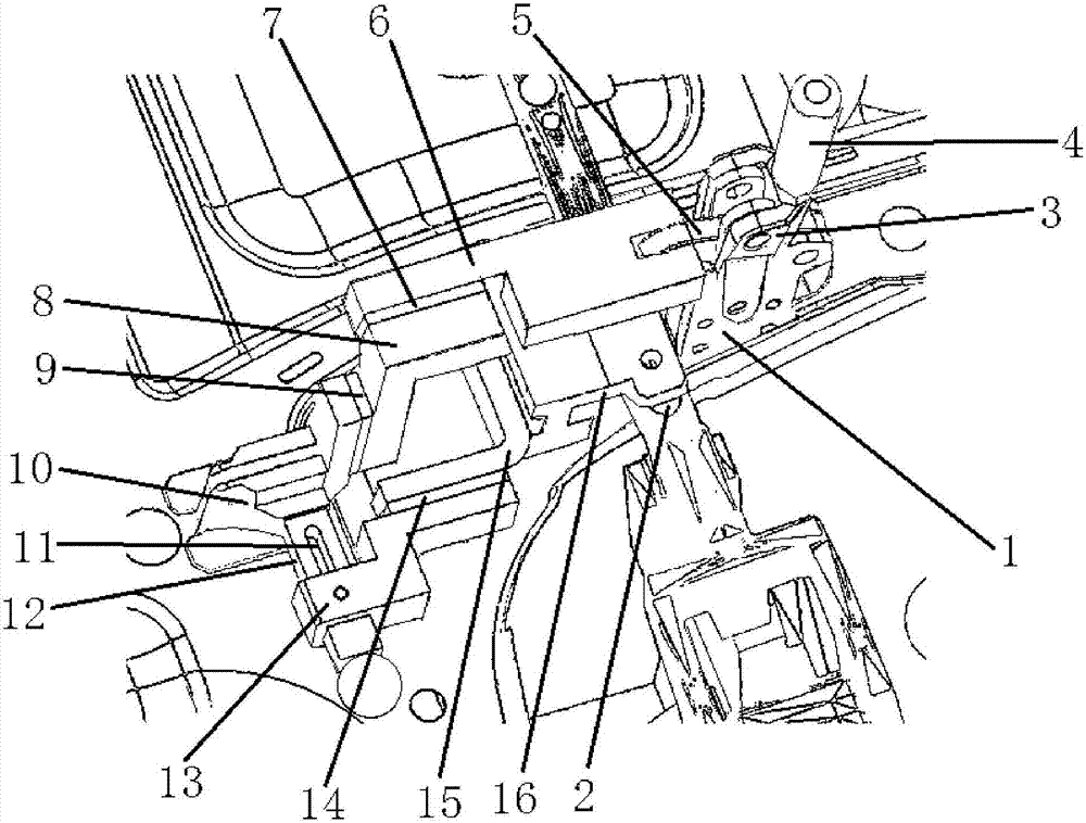 Device used for positioning part twice