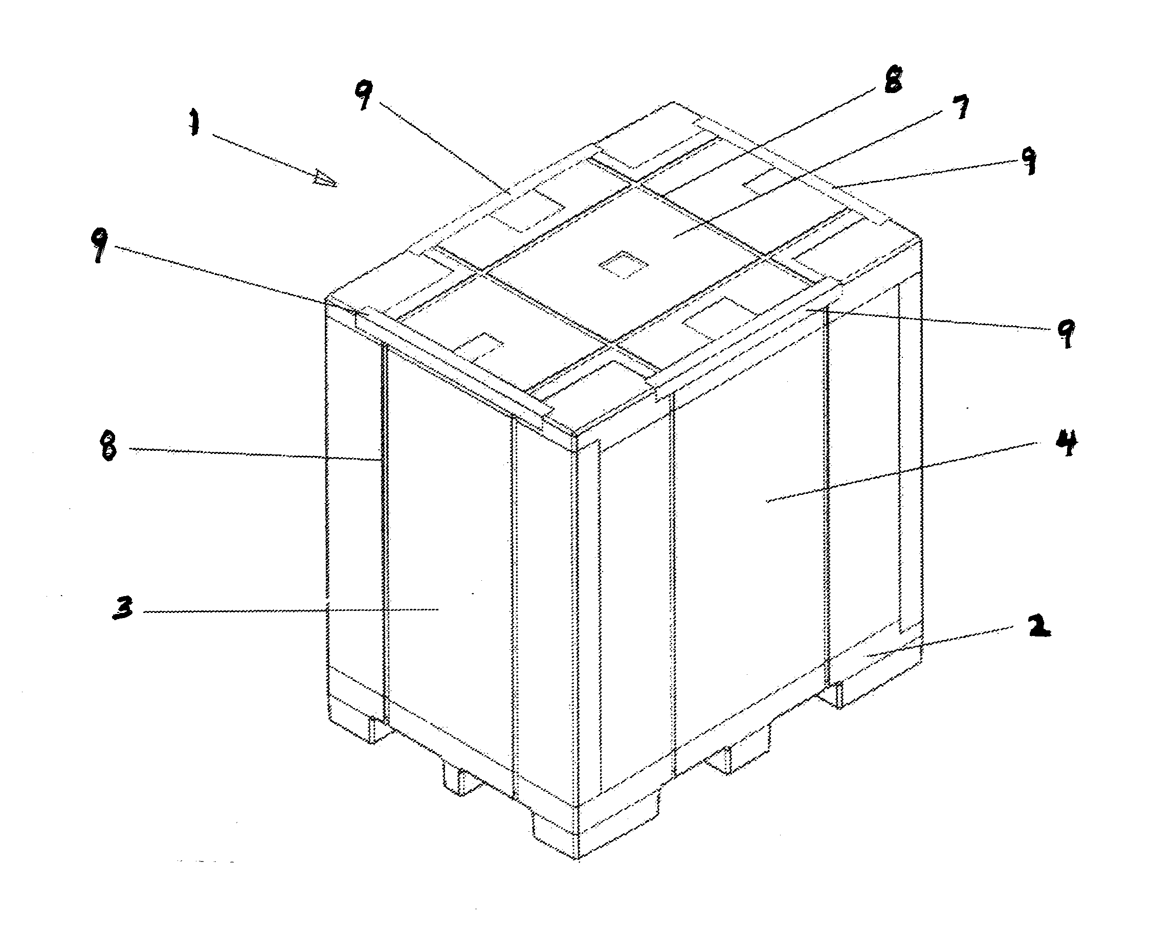 Modular insulated container and method for operating same