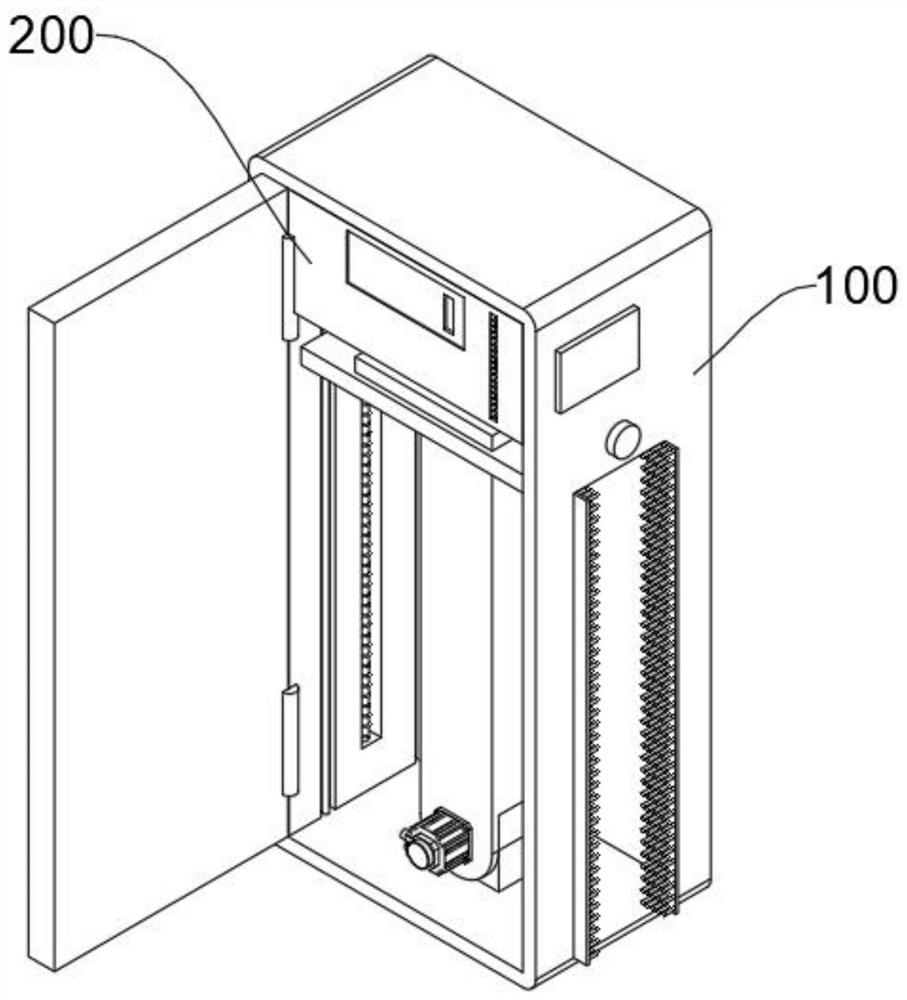 Door handle capable of achieving automatic disinfection based on intelligent induction