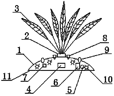 Flash music type shuttlecock