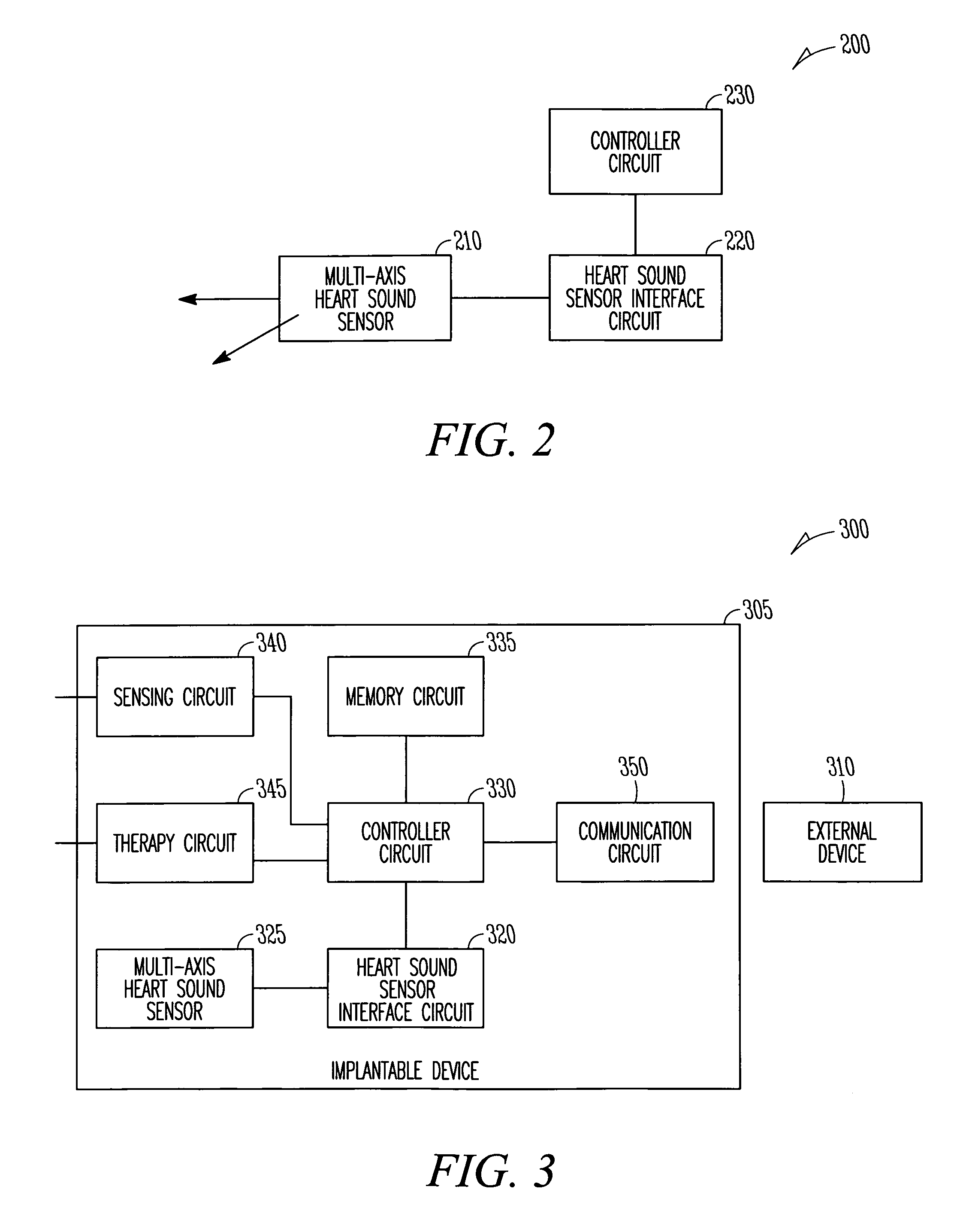 Systems and methods for multi-axis cardiac vibration measurements