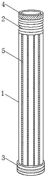 Flame-proof PC tube used for line protection