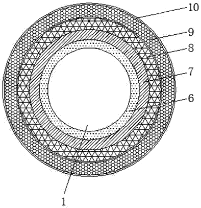 Flame-proof PC tube used for line protection