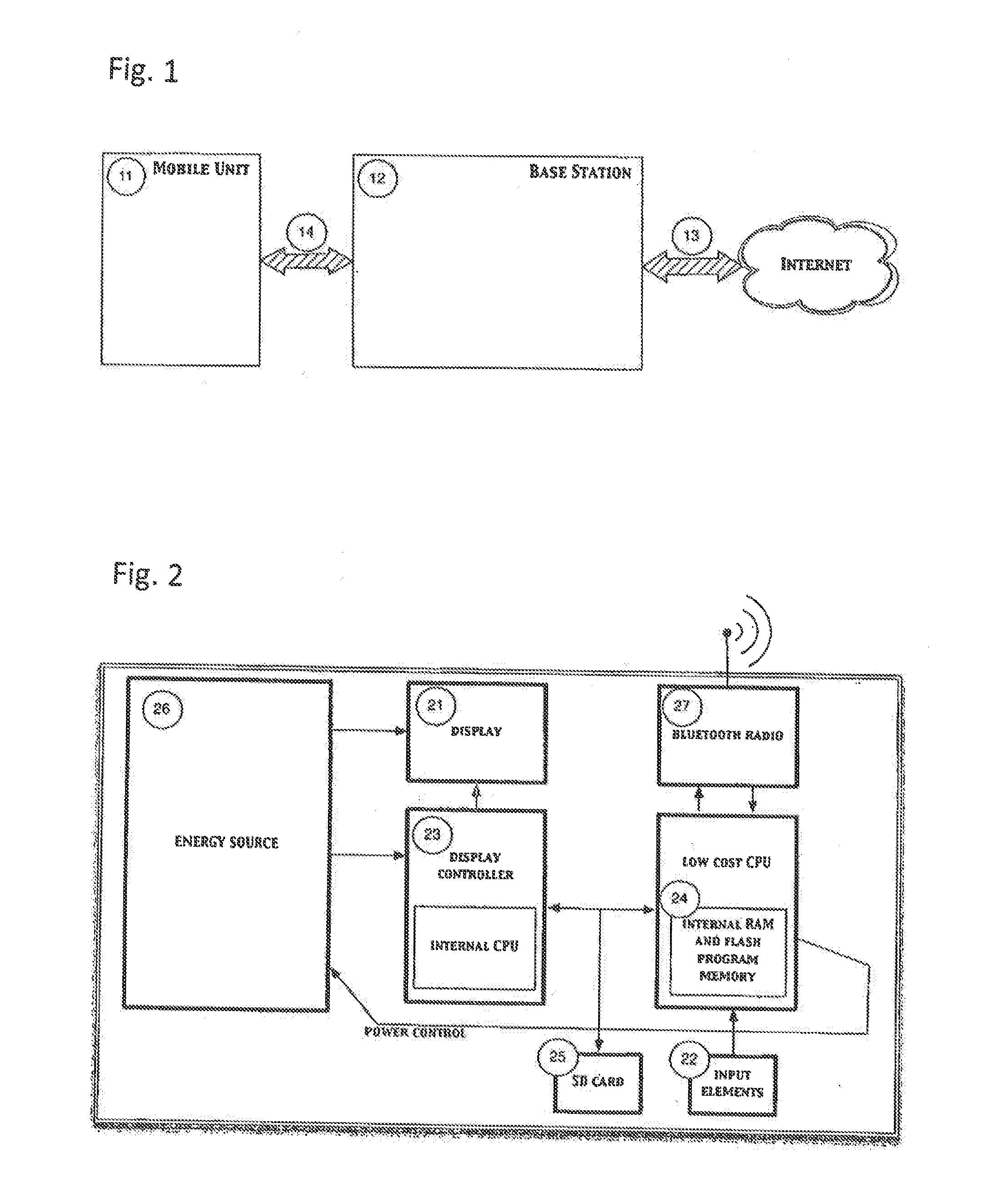 System and infrastructure for displaying digital text documents on a mobile device