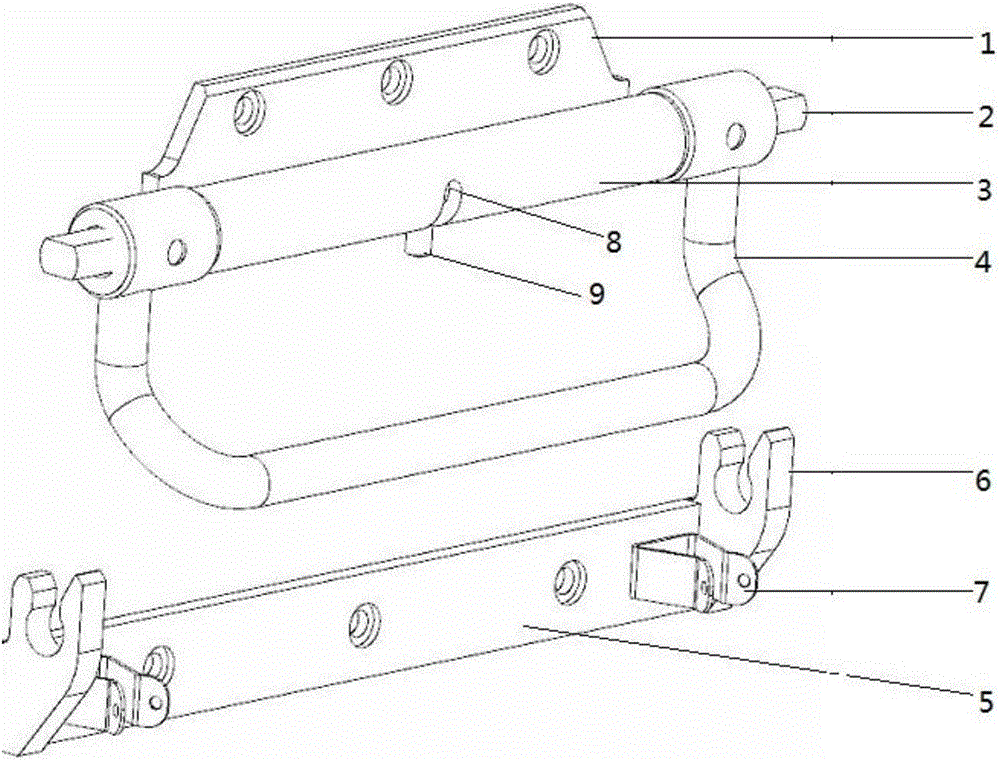 Lockset structure applied to impact vibration scene