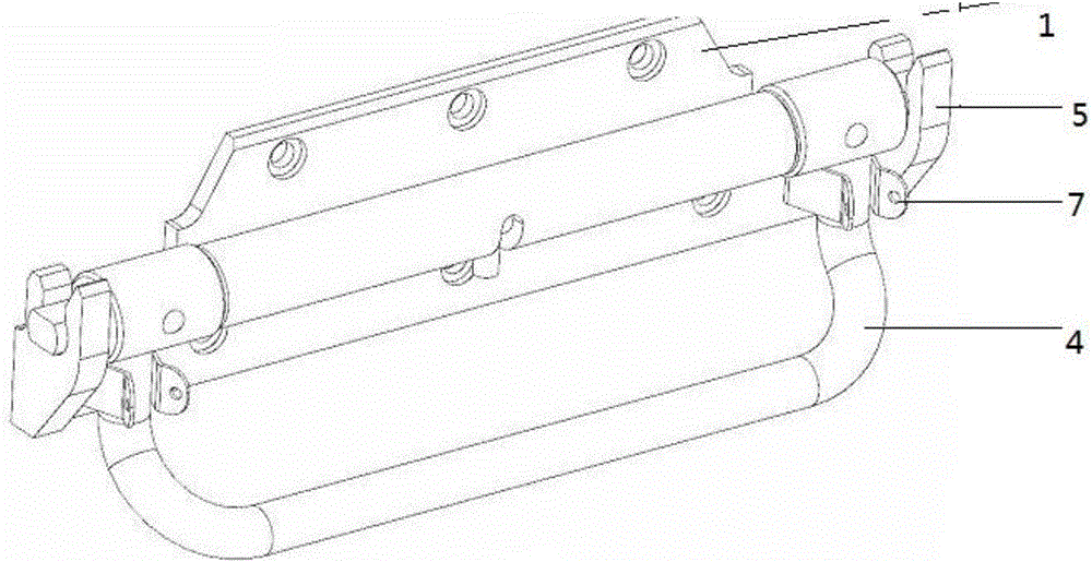 Lockset structure applied to impact vibration scene