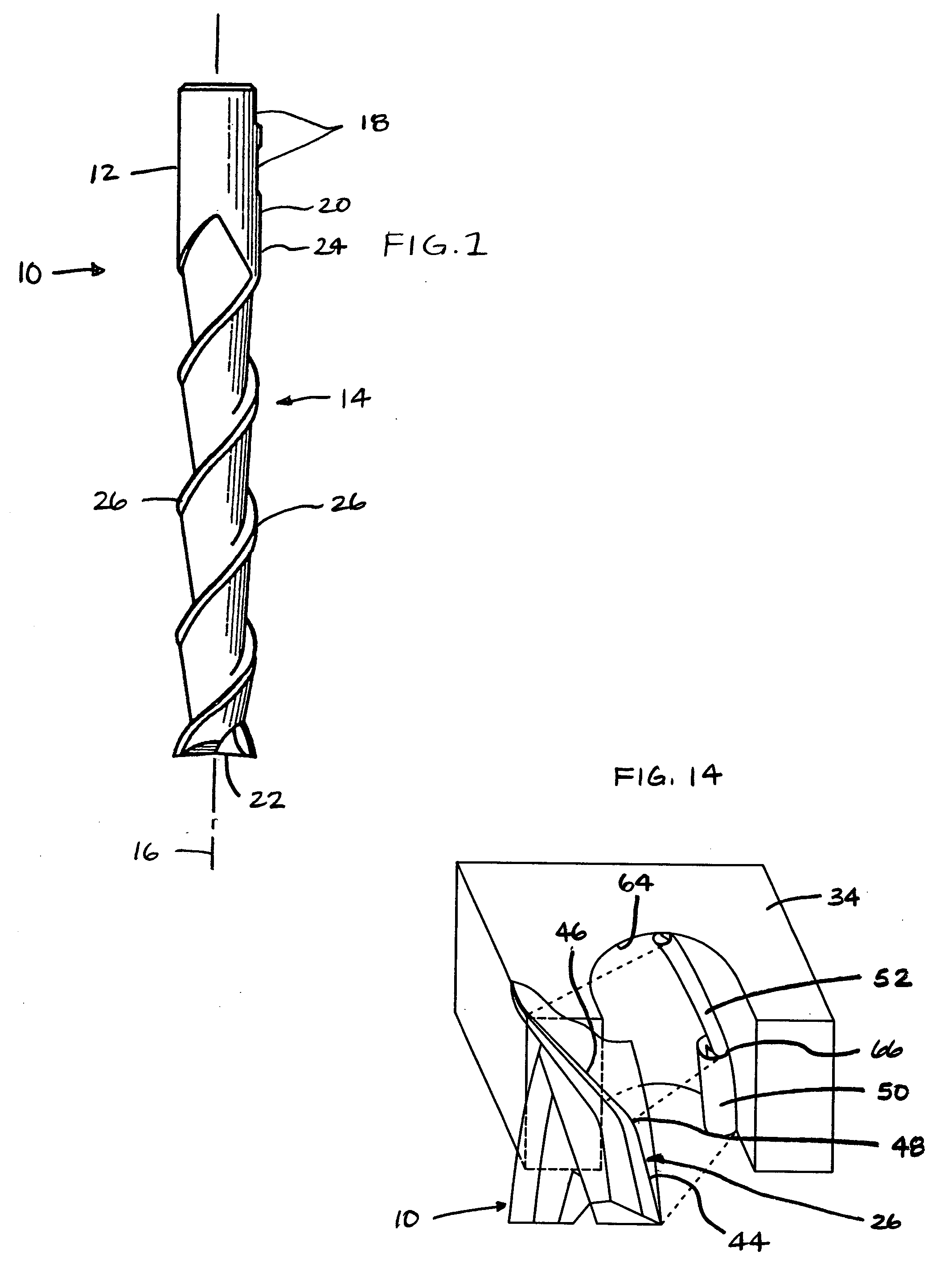 Helical flute end mill with multi-section cutting edge