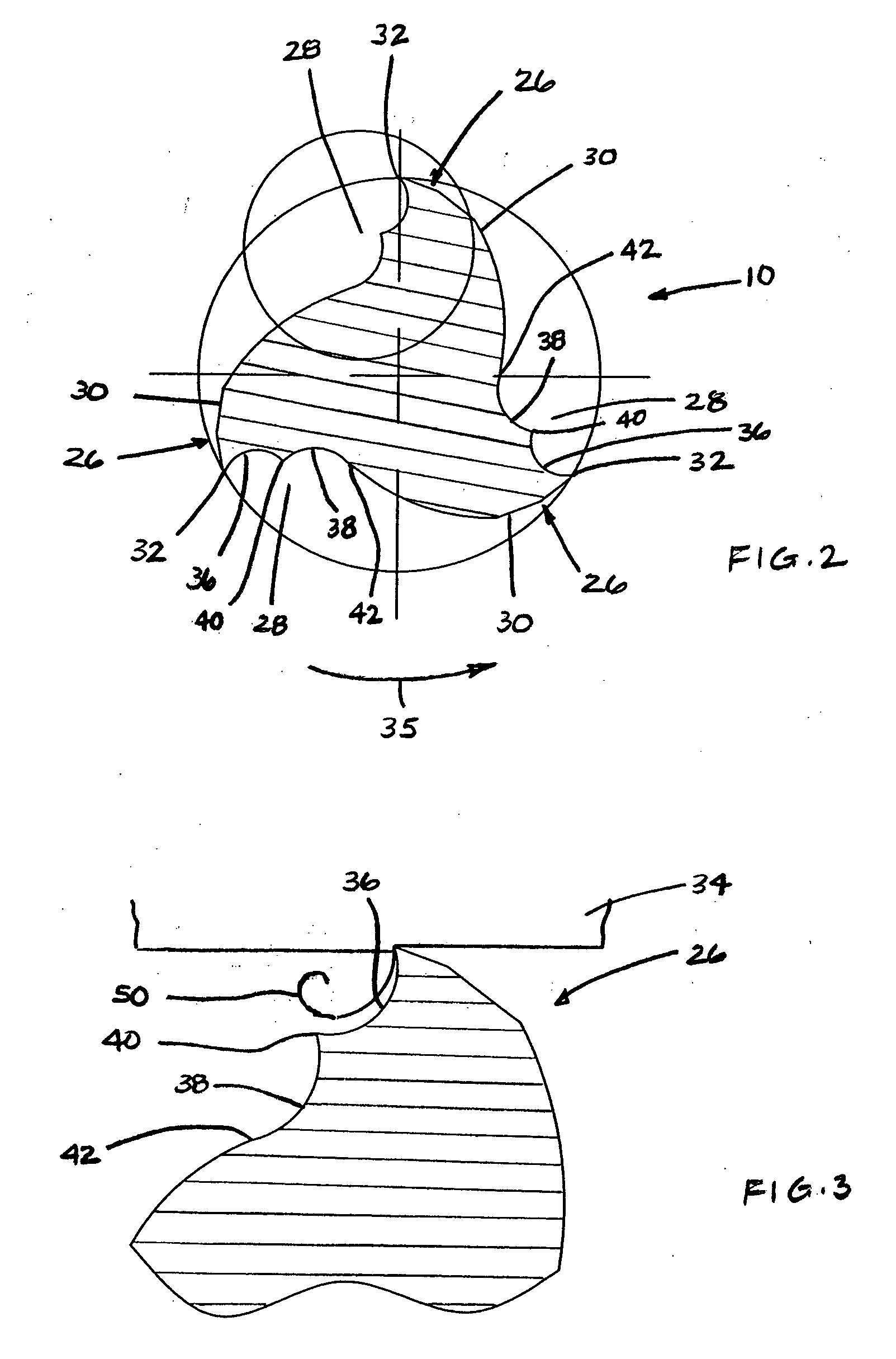 Helical flute end mill with multi-section cutting edge