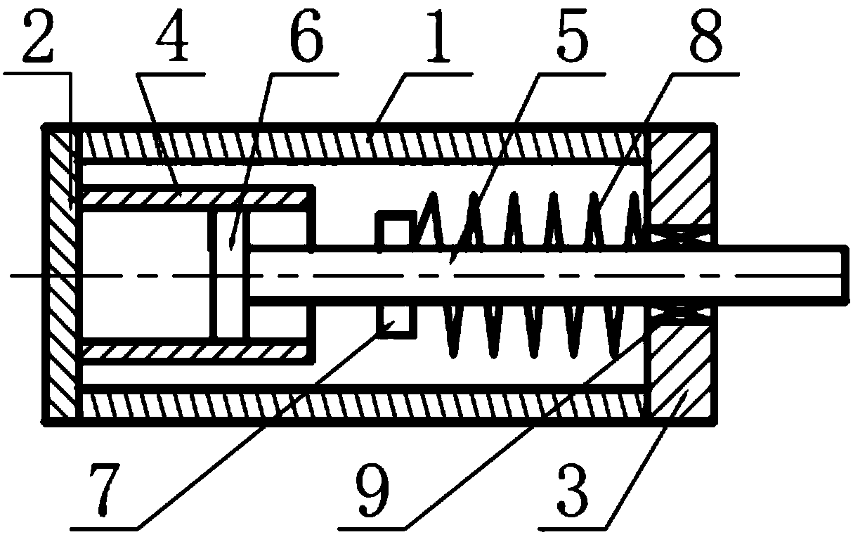 Linear damping type constant-rigidity vibration isolator for gas