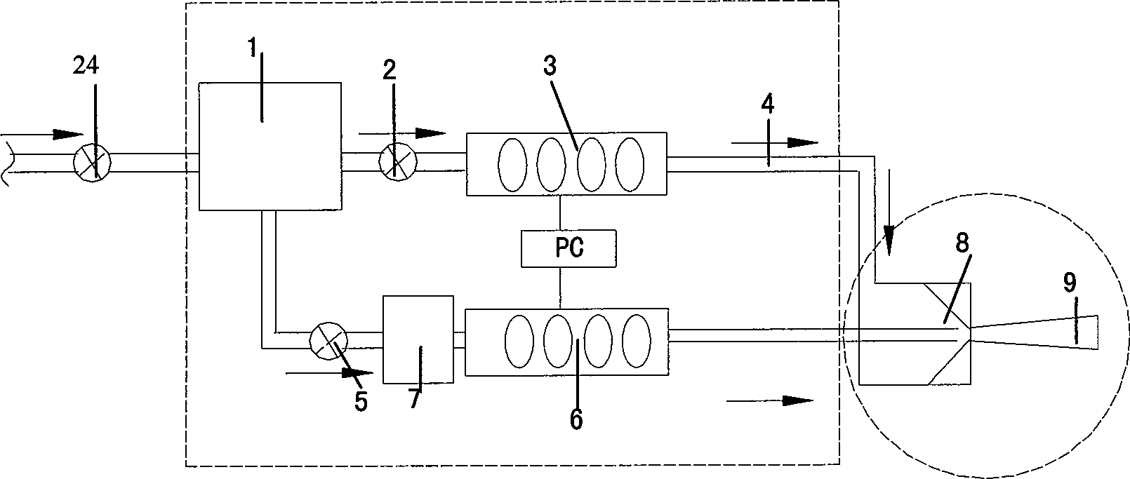 Portable cold-air dynamic spraying device