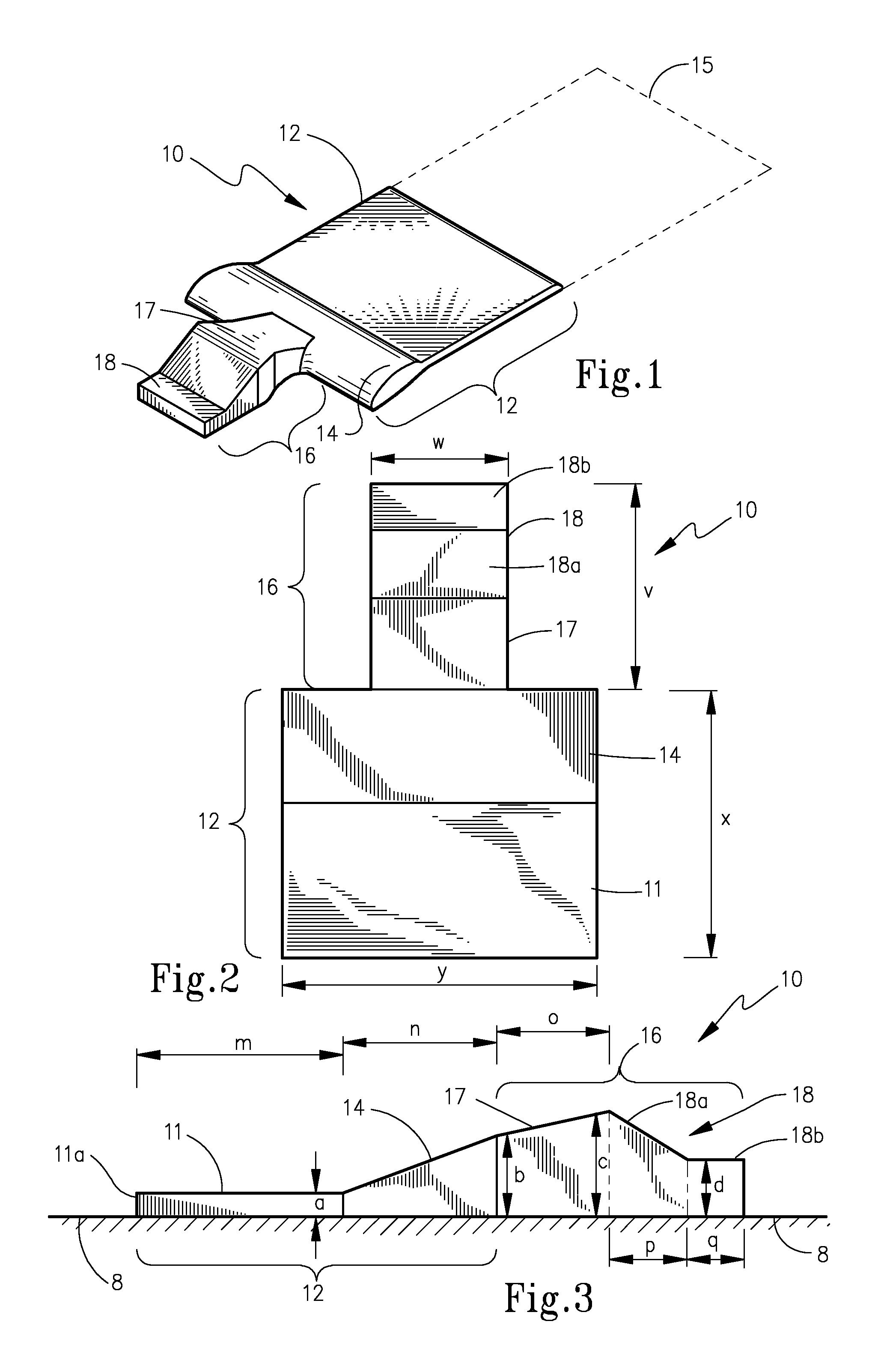 Shaped exercise cushion