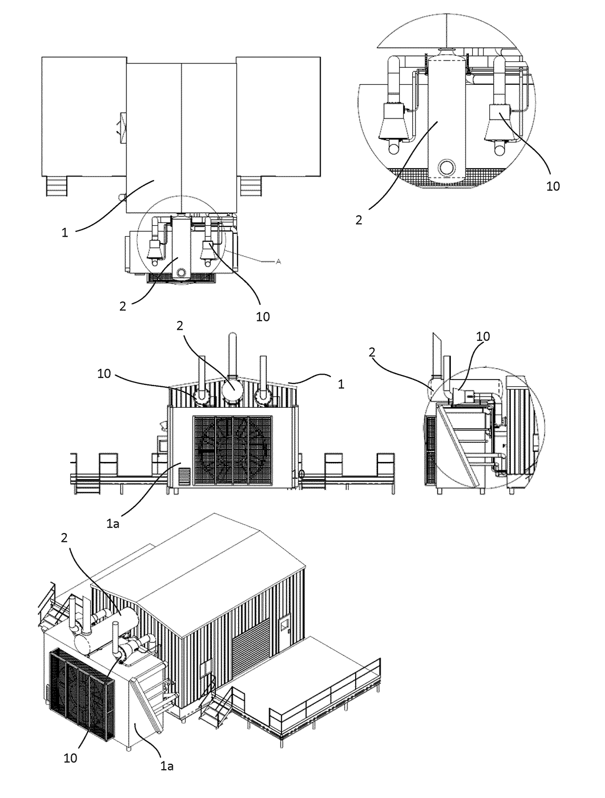 Apparatus, systems and methods for management of raw water and emissions utilizing heat and/or pressure energy within combustion gas sources