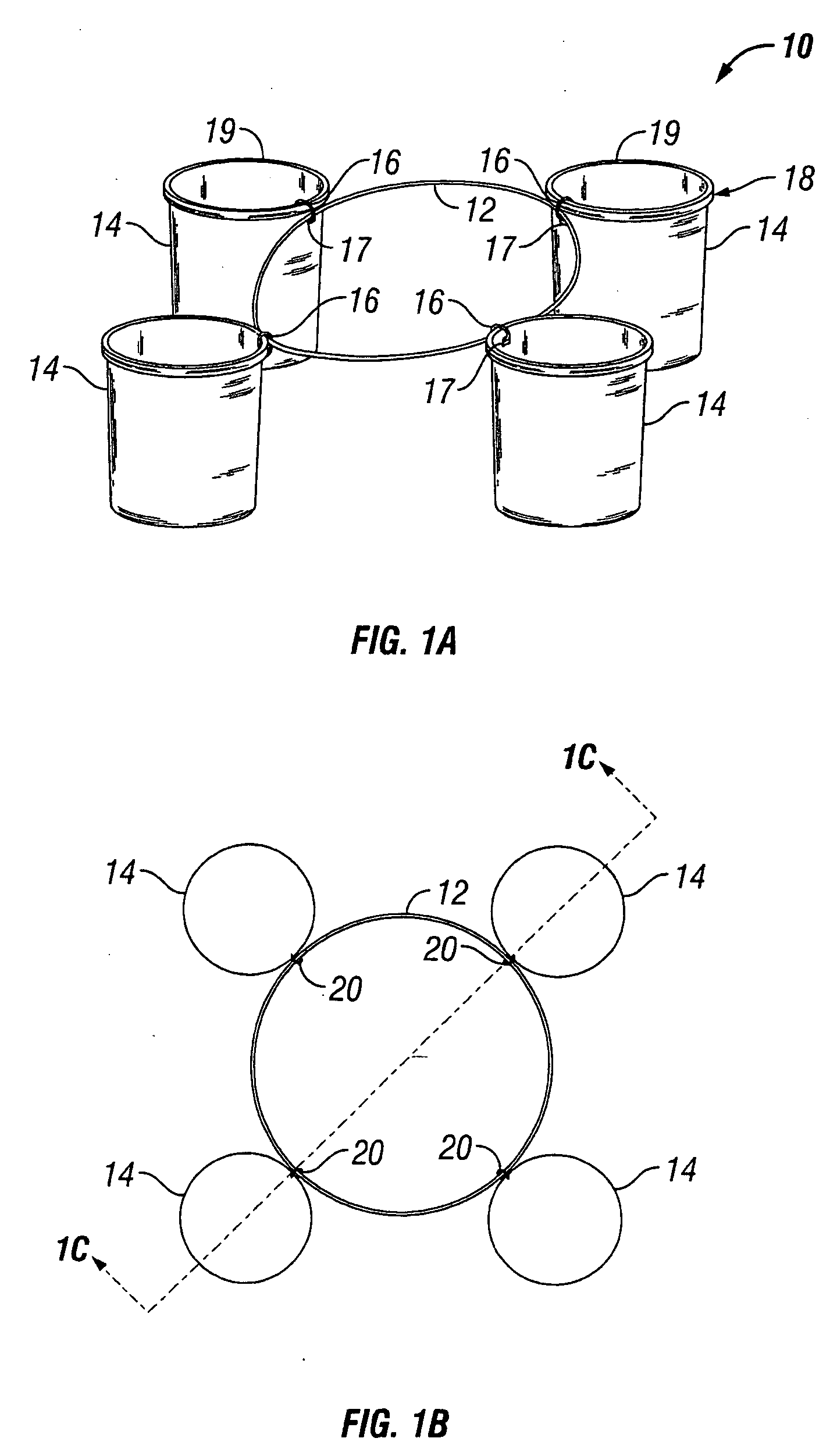 Nursery pot stabilization system