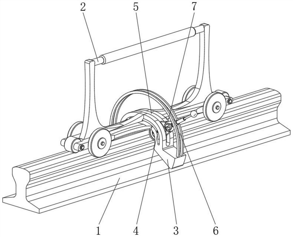 Grinding mechanism for track welding spots