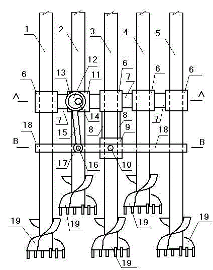 Five-axis SMW pile machine