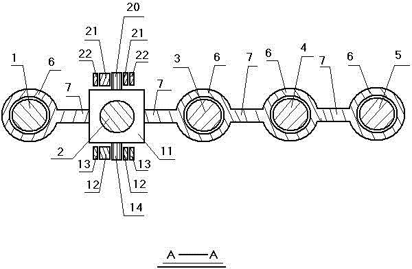 Five-axis SMW pile machine