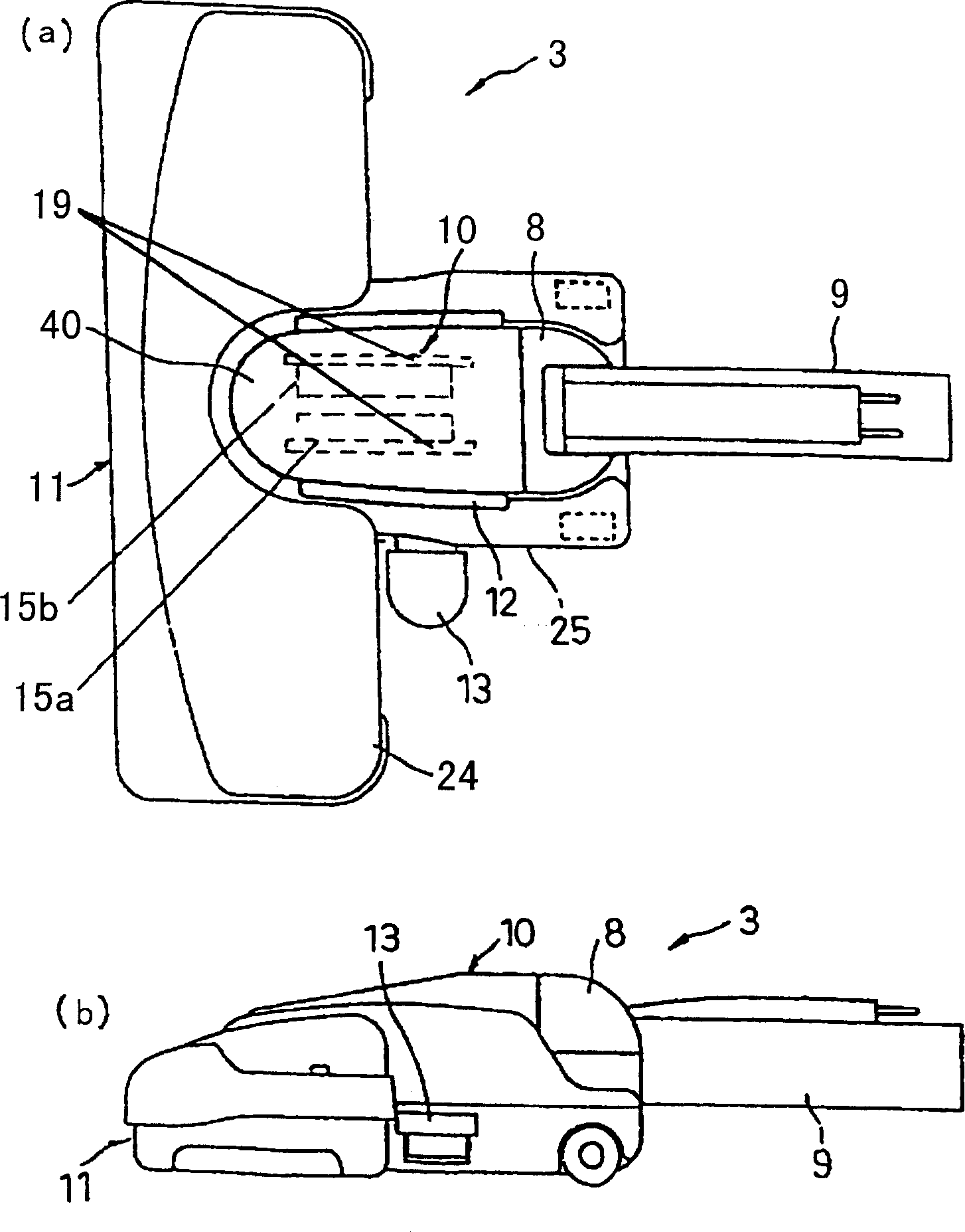 Suction unit for use in an electric vacuum cleaner and electric vacuum cleaner employing same