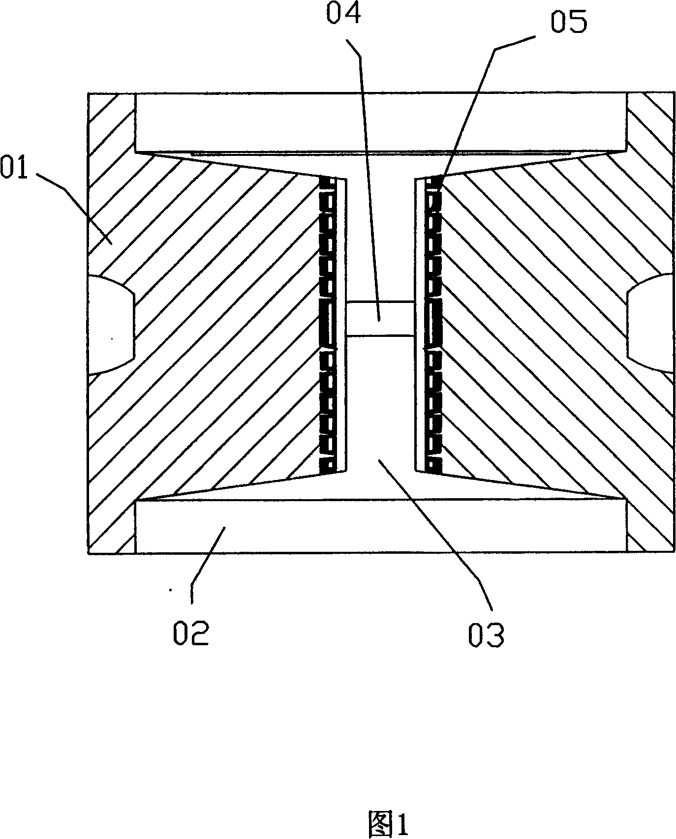 No-follow curren metal ceramic gas discharge tube