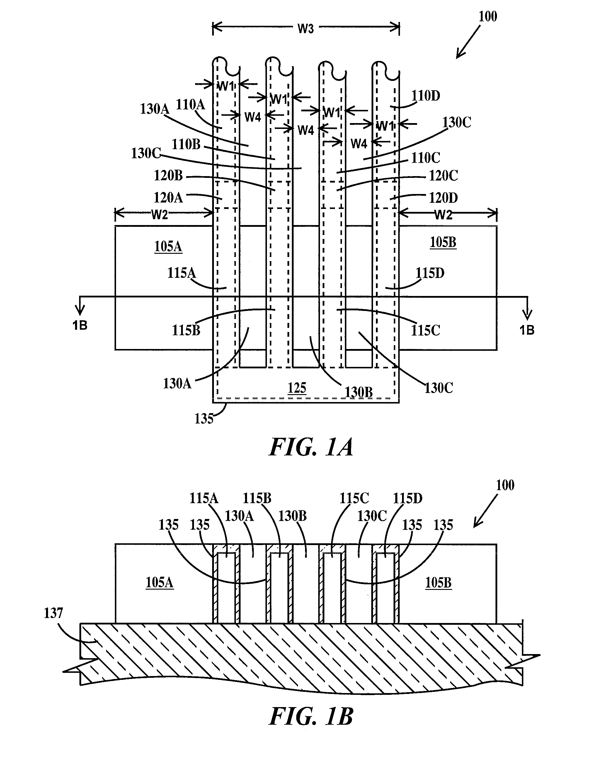 Multi-bit high-density memory device and architecture and method of fabricating multi-bit high-density memory devices