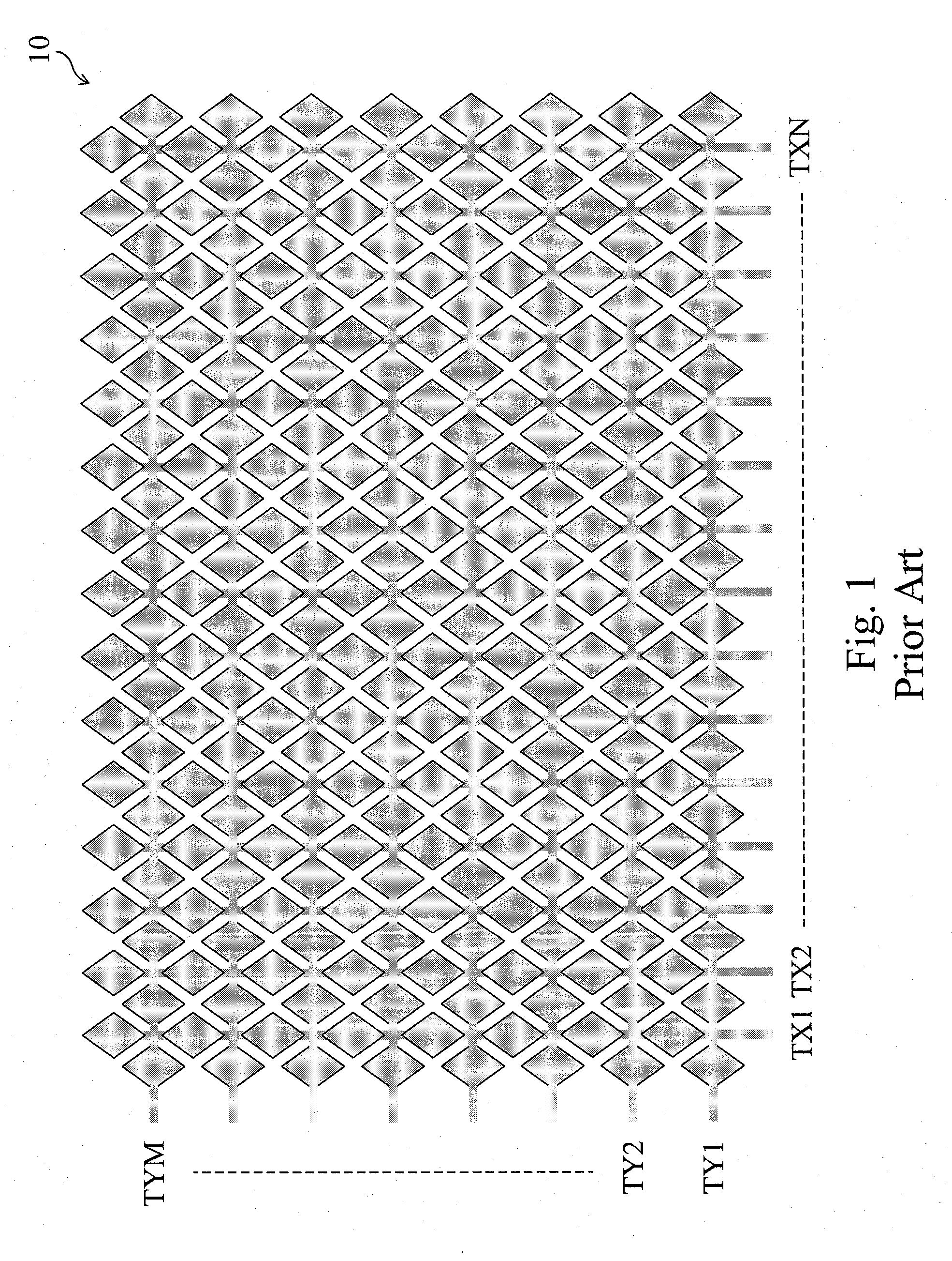 Detector and detection method for a capacitive touchpad to identify a real touch point