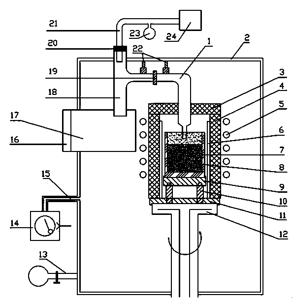 Method and equipment for rapid collection and purification of polycrystalline silicon through directional solidification of tailing