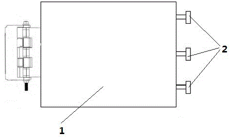 Connecting structure of goods van lampshade