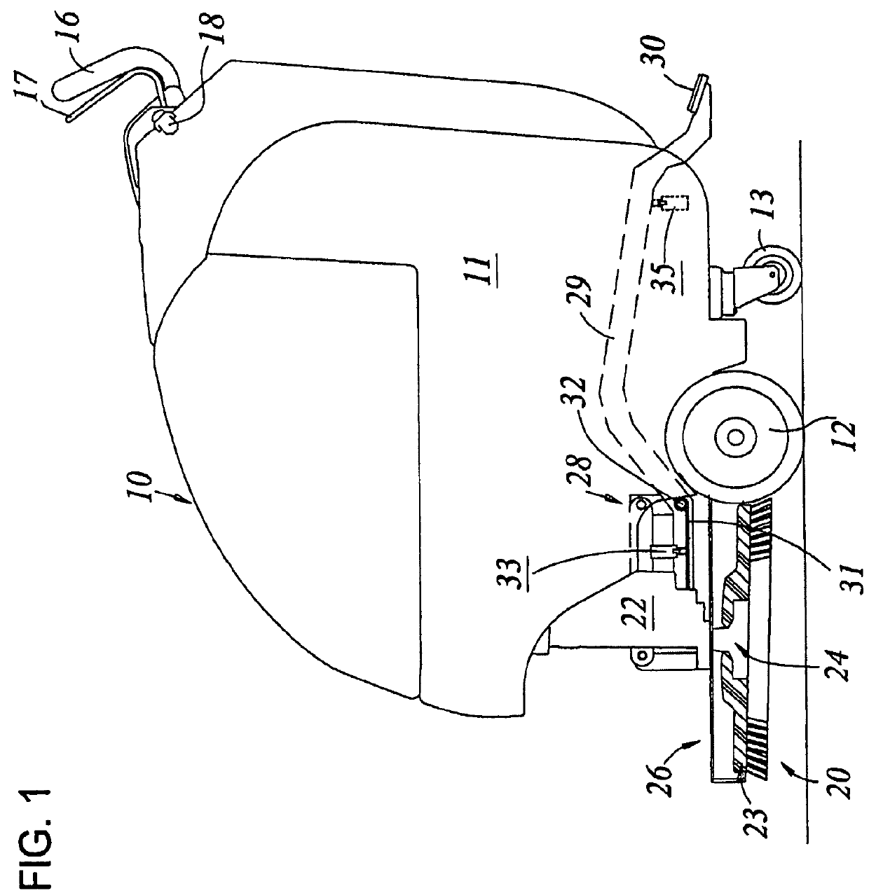 Ozone injection for continuous flow cleaning systems