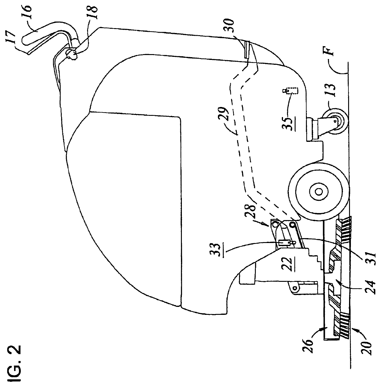 Ozone injection for continuous flow cleaning systems