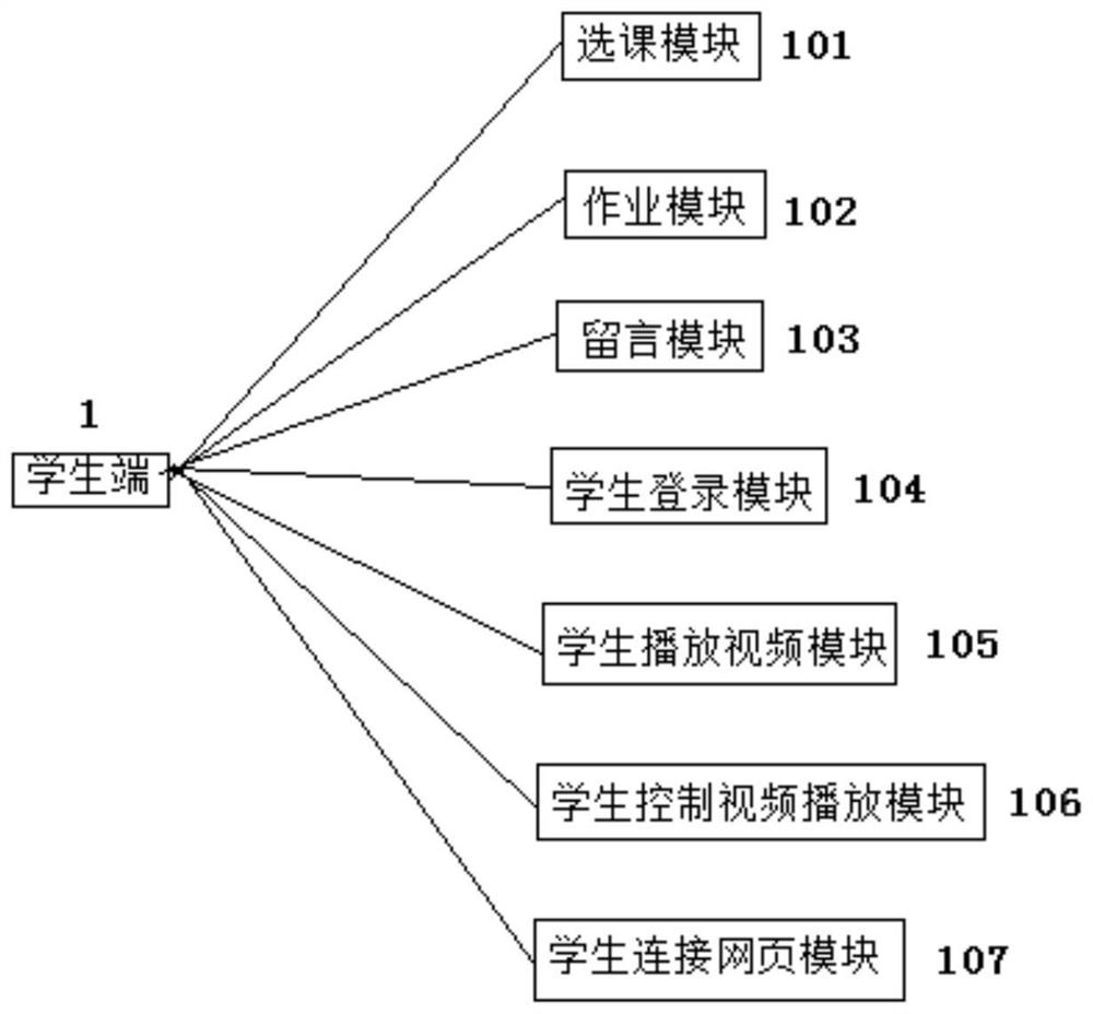 A real-time interactive and big data analysis online teaching platform and method