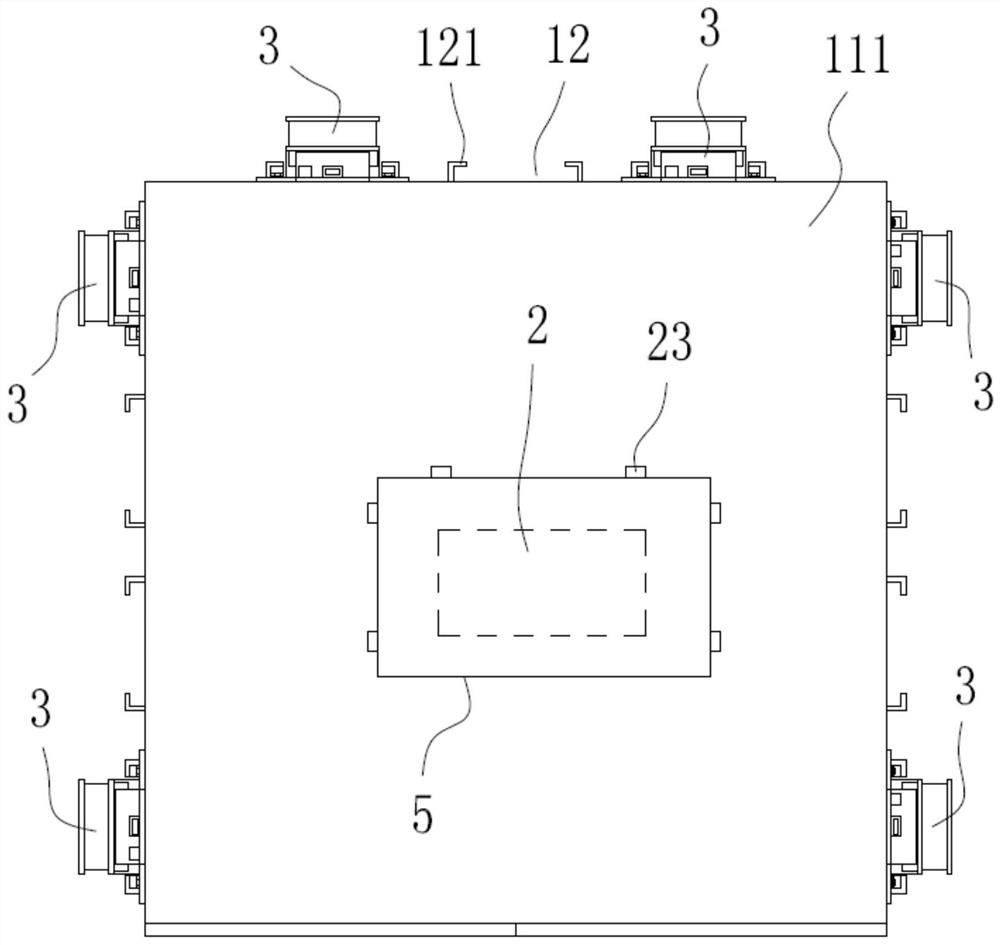 A temperature-adjustable car structure