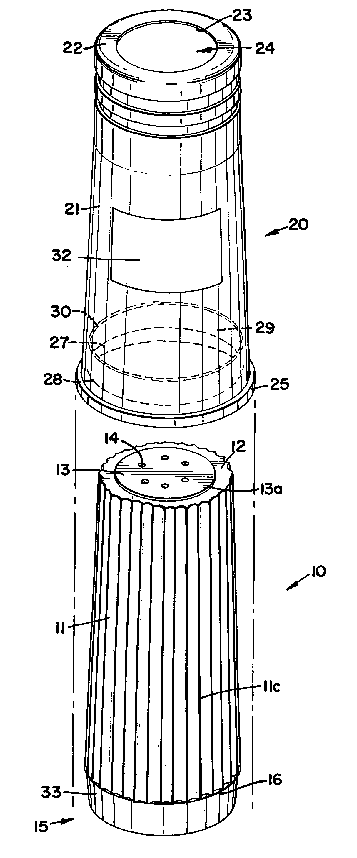 Disposable condiment shaker and decorative sleeve