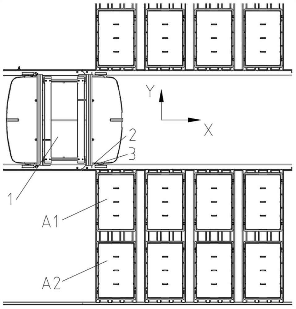 Goods storage location determination method and device, equipment, system and medium