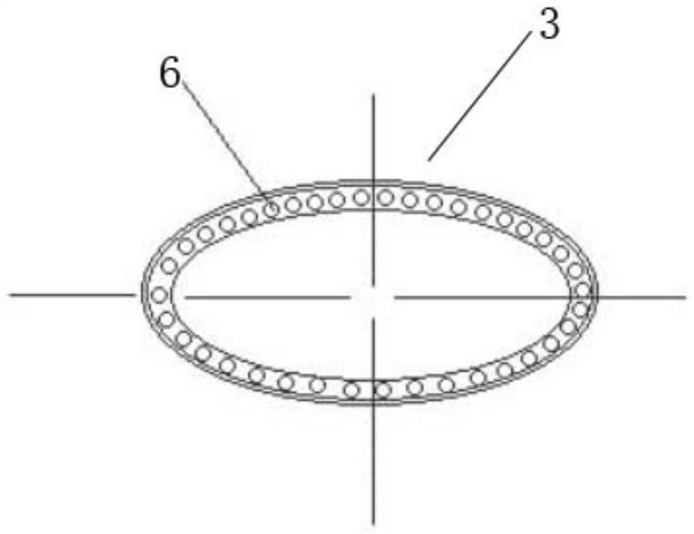 Wind-driven generator tower drum and tower footing yawing type wind-driven generator unit with same