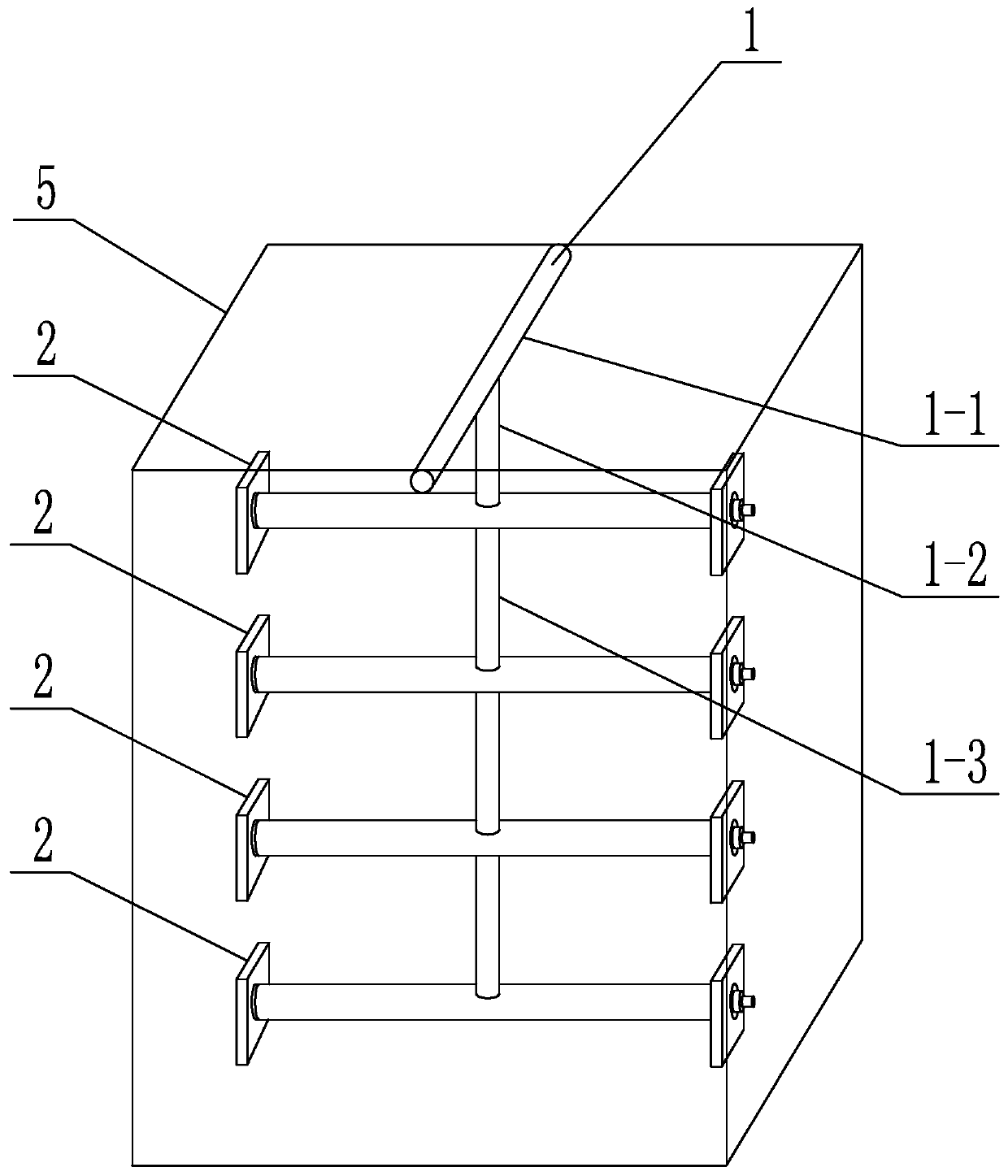 Device and method for detecting deformation stress of on-site cement-based material