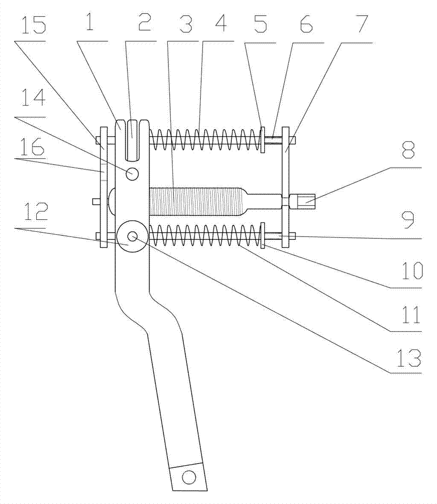 Electric rivet pulling device