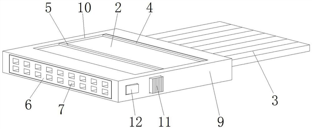 Computer flexible flat cable convenient for interface fixation